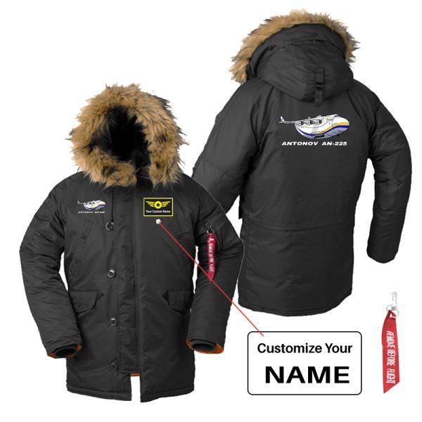 Antonov AN-225 (17) Designed Parka Bomber Jackets Hot on Sale