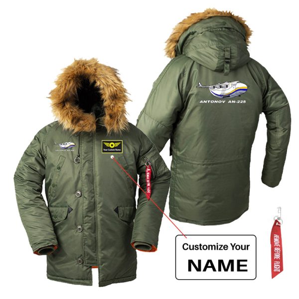 Antonov AN-225 (17) Designed Parka Bomber Jackets Hot on Sale