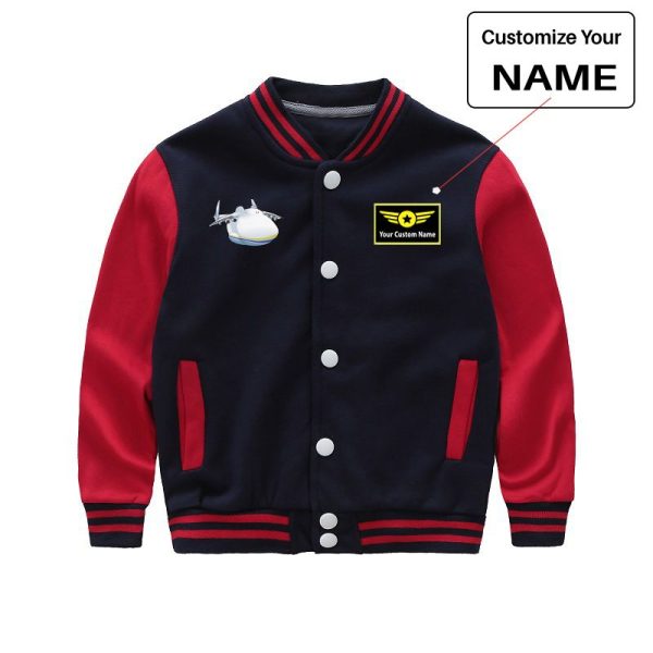 Antonov 225 (3) Designed  CHILDREN  Baseball Jackets Supply