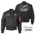 Antonov AN-225 (3) Designed  Women  Bomber Jackets Cheap