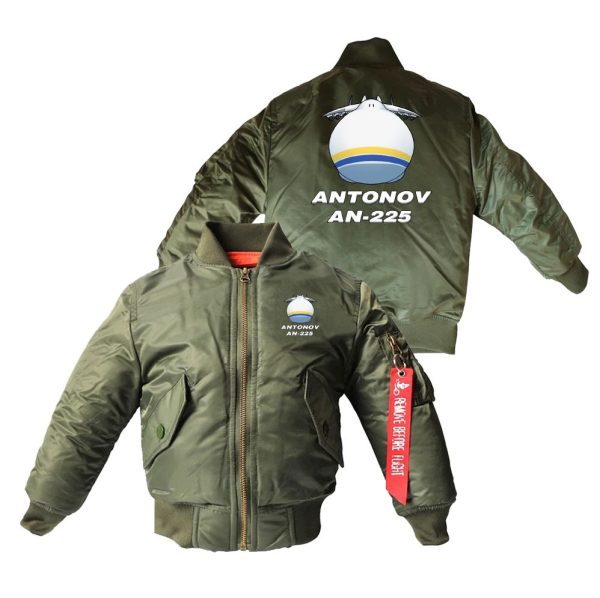 Antonov AN-225 (20) Designed Children Bomber Jackets Discount