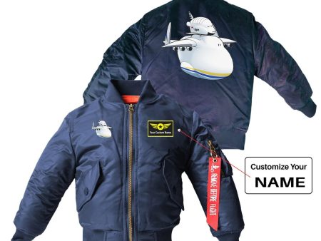 Antonov 225 And Buran Designed Children Bomber Jackets on Sale