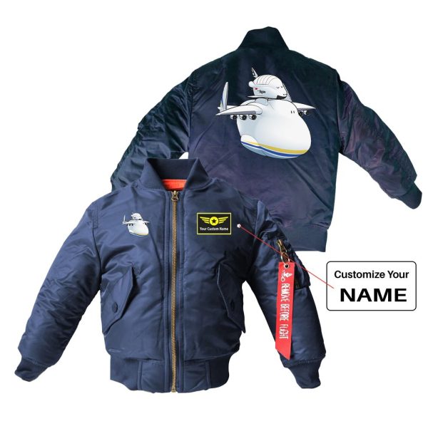 Antonov 225 And Buran Designed Children Bomber Jackets on Sale