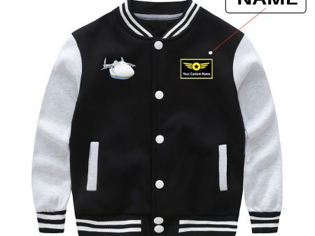 Antonov 225 (3) Designed  CHILDREN  Baseball Jackets Supply