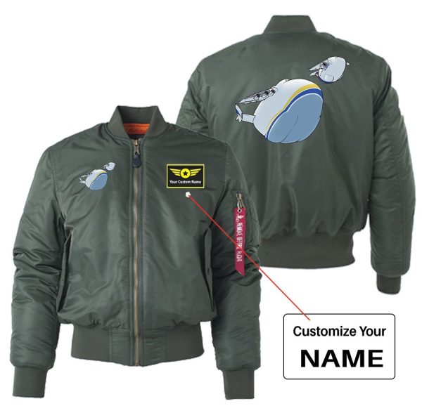 Antonov 225 and 148 Designed  Women  Bomber Jackets Online Hot Sale