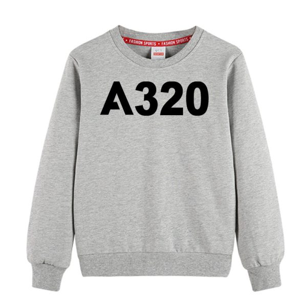 A320 Flat Text Designed  CHILDREN  Sweatshirts Online now