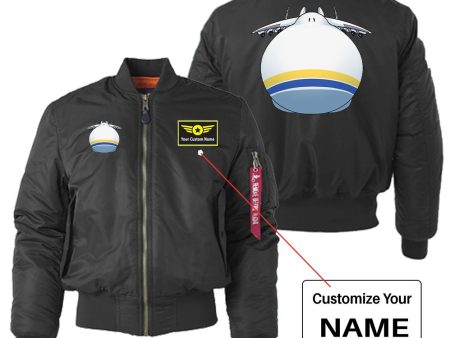 Antonov 225 ROUND Designed  Women  Bomber Jackets Discount