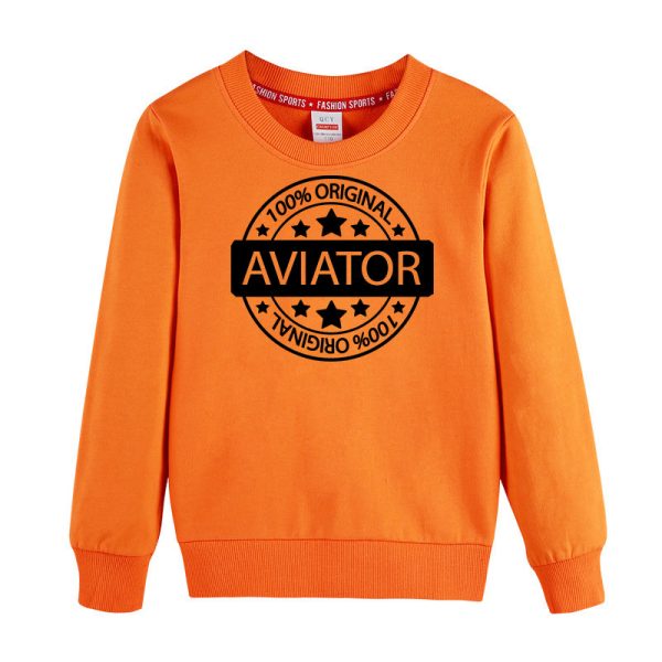 100 Original Aviator Designed  CHILDREN  Sweatshirts Fashion