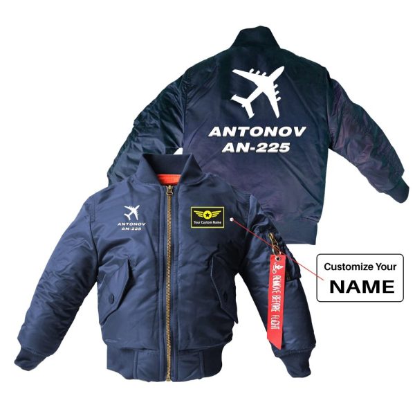 Antonov AN-225 (28) Designed Children Bomber Jackets Hot on Sale