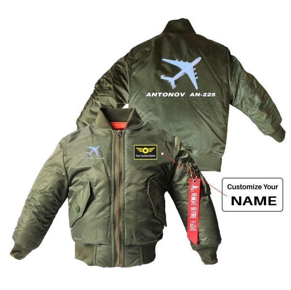 Antonov AN-225 (6) Designed Children Bomber Jackets For Cheap