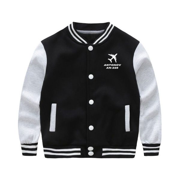 Antonov AN-225 (28) Designed  CHILDREN  Baseball Jackets on Sale