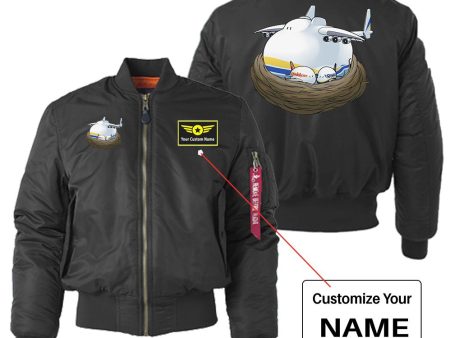 Antonov 225 Nesting Designed  Women  Bomber Jackets Sale