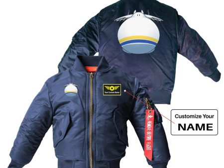 Antonov 225 ROUND Designed Children Bomber Jackets Online Hot Sale