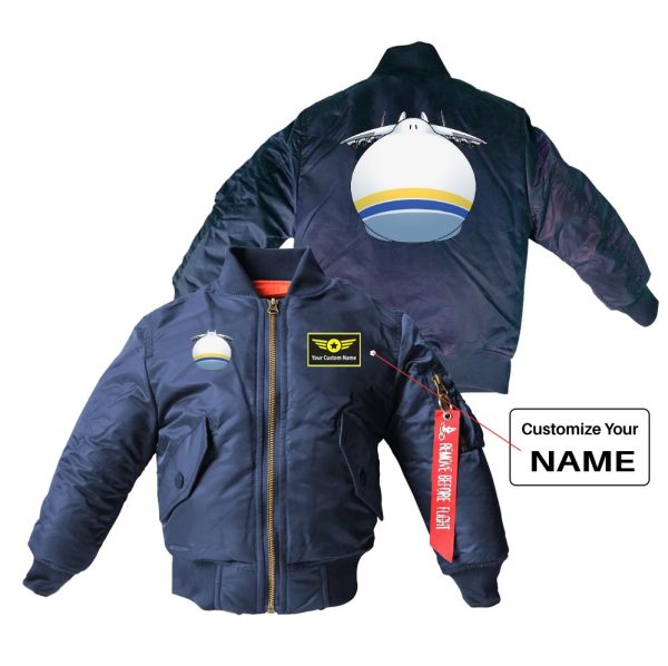 Antonov 225 ROUND Designed Children Bomber Jackets Online Hot Sale