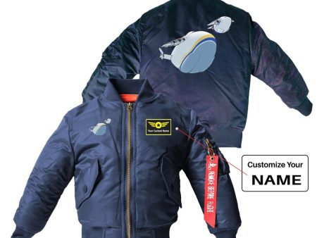 Antonov 225 and 148 Designed Children Bomber Jackets on Sale