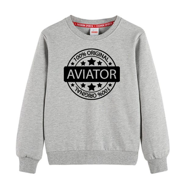 100 Original Aviator Designed  CHILDREN  Sweatshirts Fashion