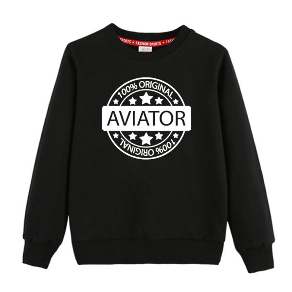 100 Original Aviator Designed  CHILDREN  Sweatshirts Fashion