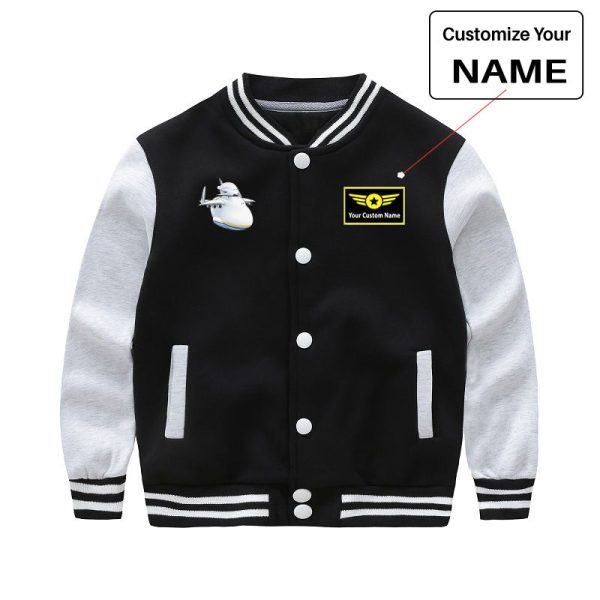 Antonov 225 And Buran Designed  CHILDREN  Baseball Jackets Online