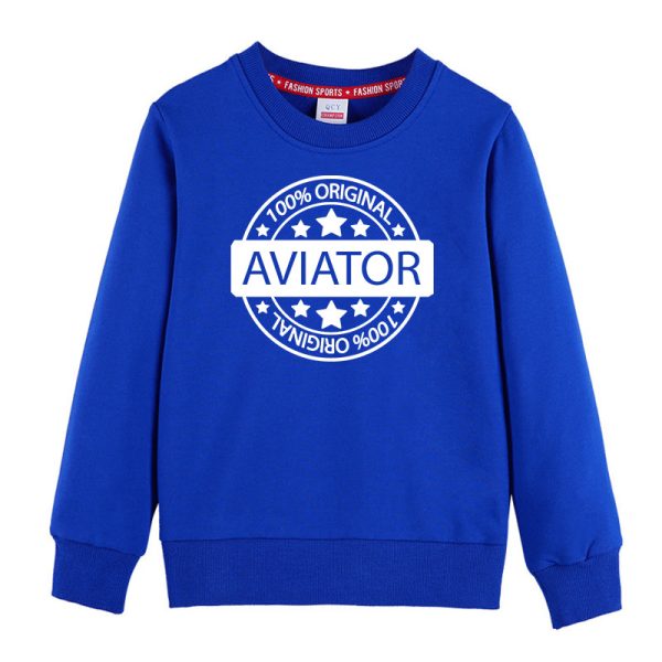 100 Original Aviator Designed  CHILDREN  Sweatshirts Fashion