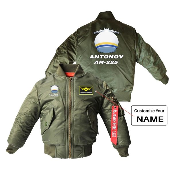 Antonov AN-225 (20) Designed Children Bomber Jackets Discount