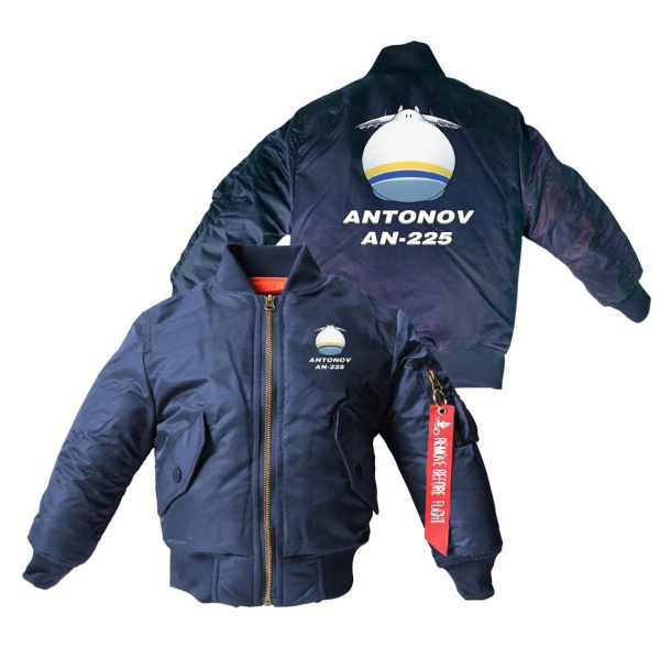 Antonov AN-225 (20) Designed Children Bomber Jackets Discount