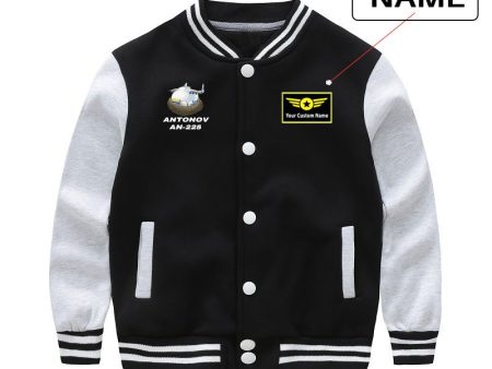 Antonov AN-225 (22) Designed  CHILDREN  Baseball Jackets Hot on Sale