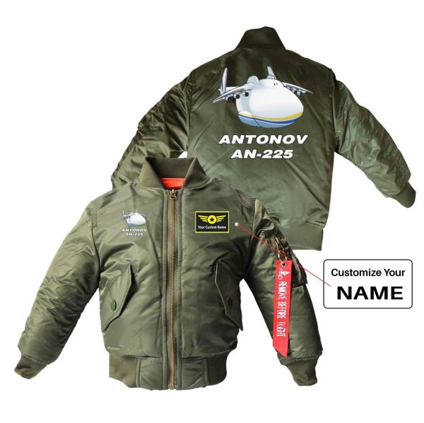 Antonov AN-225 (21) Designed Children Bomber Jackets Hot on Sale