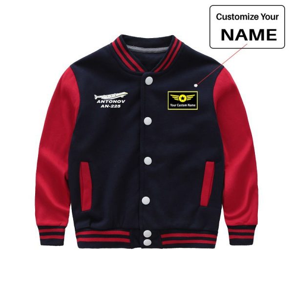 Antonov AN-225 (27) Designed  CHILDREN  Baseball Jackets For Cheap