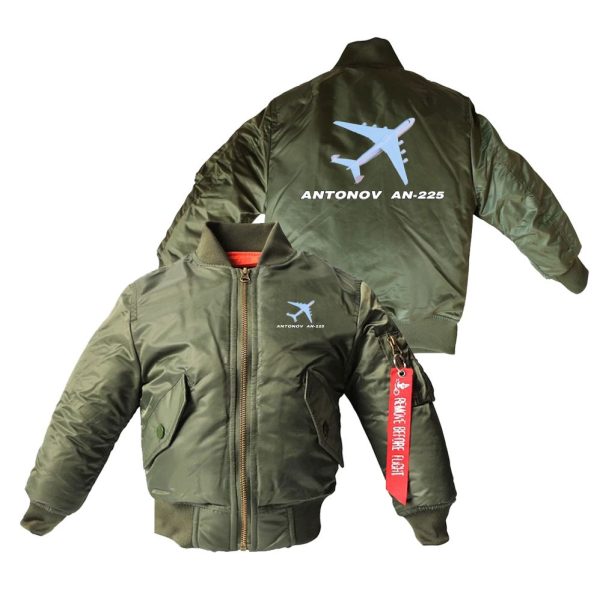 Antonov AN-225 (6) Designed Children Bomber Jackets For Cheap