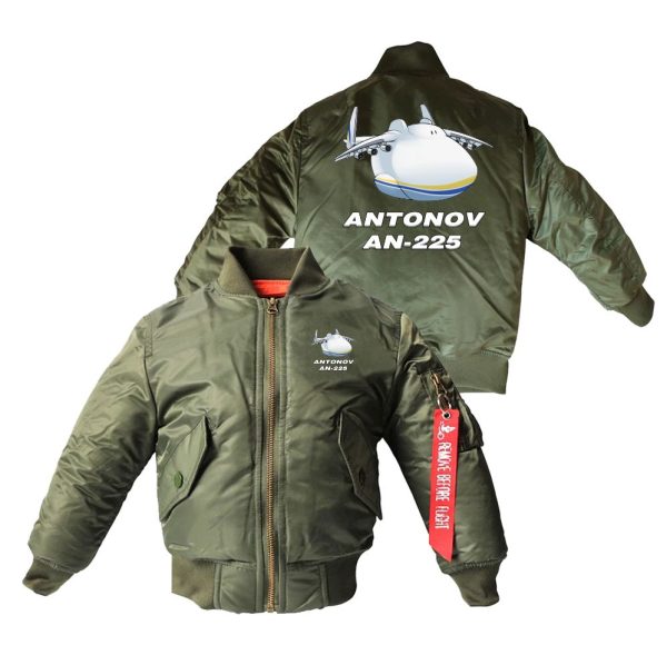 Antonov AN-225 (21) Designed Children Bomber Jackets Hot on Sale