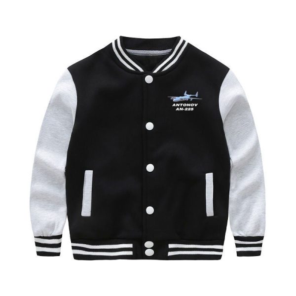 Antonov AN-225 (7) Designed  CHILDREN  Baseball Jackets on Sale