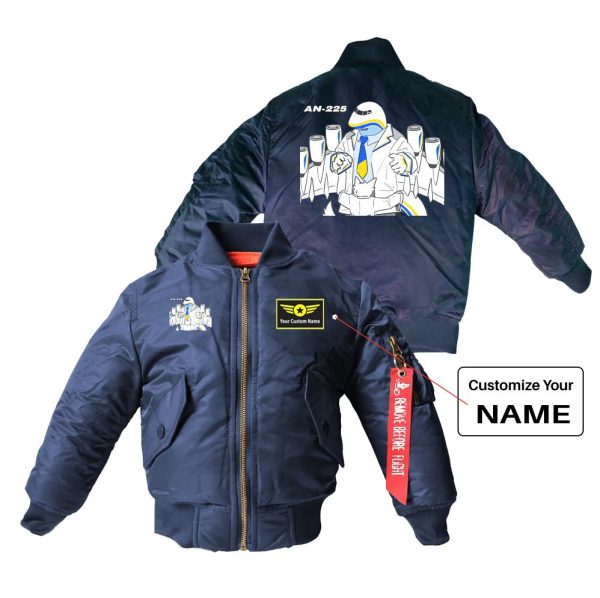 Antonov AN-225 (18) Designed Children Bomber Jackets For Cheap