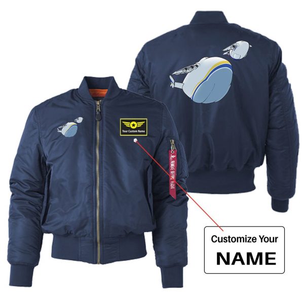 Antonov 225 and 148 Designed  Women  Bomber Jackets Online Hot Sale