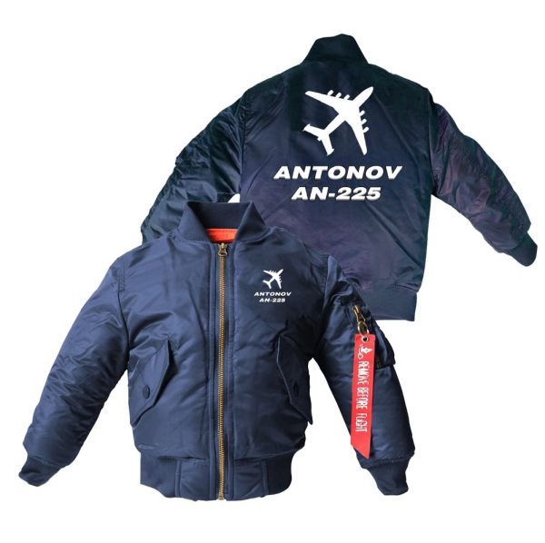 Antonov AN-225 (28) Designed Children Bomber Jackets Hot on Sale