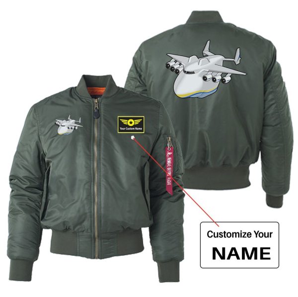 Antonov 225 (2) Designed  Women  Bomber Jackets For Discount