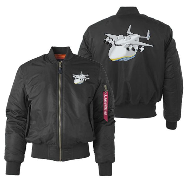 Antonov 225 (2) Designed  Women  Bomber Jackets For Discount