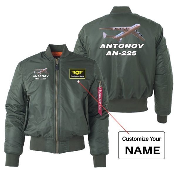 Antonov AN-225 (3) Designed  Women  Bomber Jackets Cheap