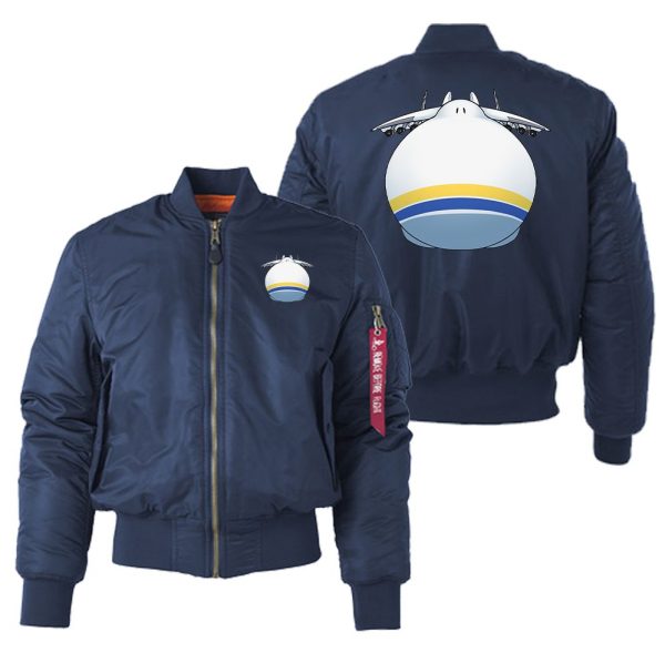 Antonov 225 ROUND Designed  Women  Bomber Jackets Discount