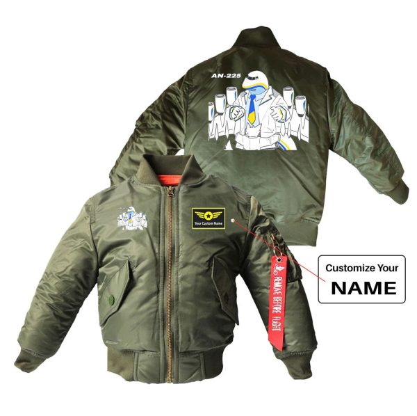 Antonov AN-225 (18) Designed Children Bomber Jackets For Cheap